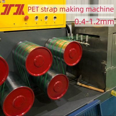 Ba đầu ra PET dây đai Extrusion Line với tự động Winder PET chai flakes
