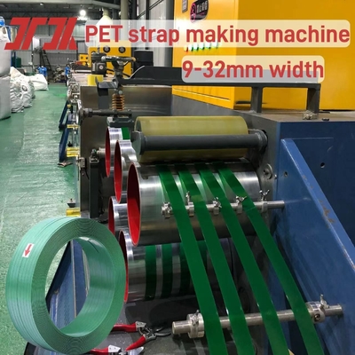 0Máy làm dây đai PET dày.4-1.2mm Với công suất sản xuất 300-350kg/h
