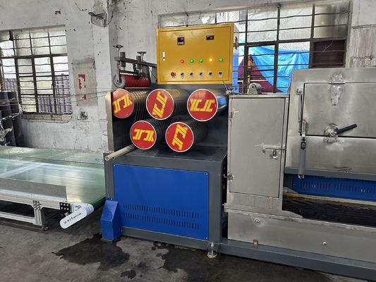 Máy làm dây đai PP tự động được điều khiển bởi PLC với bộ thay đổi màn hình không ngừng