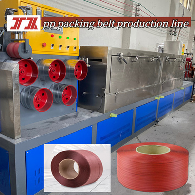 Máy ép nhựa tùy chỉnh 5-15mm PP dây đai dây chuyền sản xuất PP thiết bị cho hệ thống điều khiển PLC