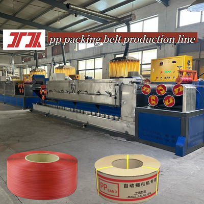 Máy chế tạo nhựa tốc độ cao 5-19mm PP dây đai dây chuyền sản xuất PP extruder cho điều khiển PLC
