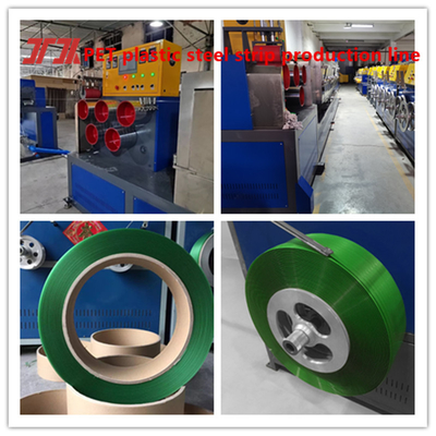 Hệ thống điều khiển PLC của Fotek Đài Loan Máy làm PET STRAP cho 100% vỏ chai tái chế