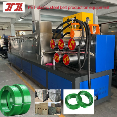 Đường dây sản xuất dây đai thép nhựa PET nhựa với động cơ servo
