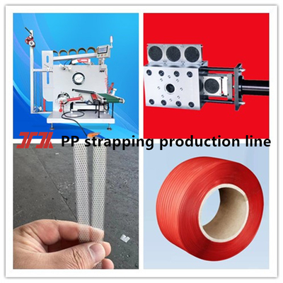 Cung cấp máy móc nhựa dây chuyền sản xuất dây đai PP Máy cuộn tự động SKD-11 bánh xe đúc