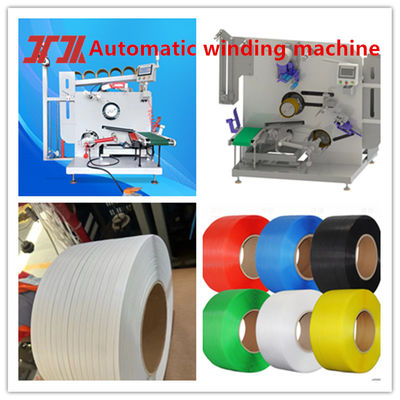 Máy móc nhựa Dây chuyền sản xuất dải thép nhựa PET 9-25mm Máy cuộn dây tự động servo