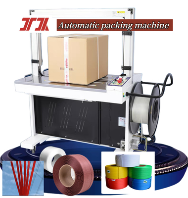 Máy đeo dây tự động nhựa PP Máy đeo dây tự động hoàn toàn Máy đeo dây nền tảng cao Máy đeo dây Carton Máy đeo dây cho 1,8 giây / dải
