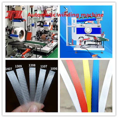 Thiết bị đóng gói dây chuyền sản xuất dây đeo PP thiết bị dây đeo nhựa PP với chiều rộng 5-19mm
