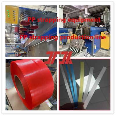 Đường dây sản xuất băng đeo dây đeo nhựa PP polypropylene PP băng đóng gói với chiều rộng 5-19mm