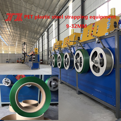 Đường dây sản xuất dây đai đóng gói PP PET tùy chỉnh thiết bị dây đai thép nhựa PET cho hệ thống điều khiển PLC
