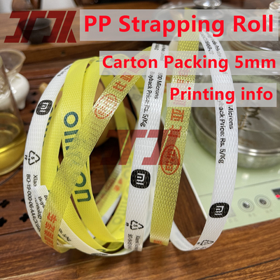 5mm Polypropylene PP dây đai dùng trong máy tự động hoặc thủ công