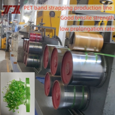 Máy sản xuất dây đai PET vít đơn sản xuất sản xuất gấp đôi với máy cuộn tự động