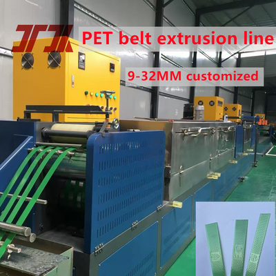 Máy sản xuất dây đai PET vít đơn sản xuất sản xuất gấp đôi với máy cuộn tự động