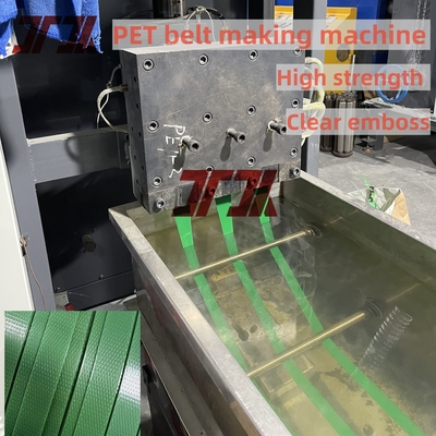 Máy chế tạo dây đai thú cưng 9-32mm với máy cuộn tự động sử dụng trong pallet