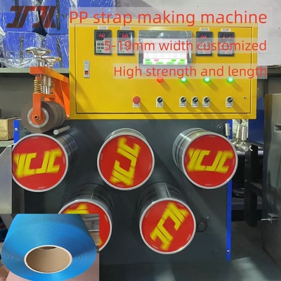 5-19mm dây chuyền sản xuất dây đai PP extruder vít đôi cho máy bọc tự động