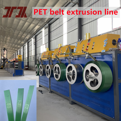 Máy sản xuất dây đai PET vít đơn sản xuất sản xuất gấp đôi với máy cuộn tự động