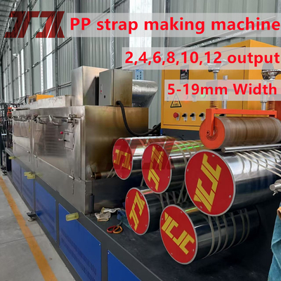 5mm tùy chỉnh dây chuyền sản xuất dây chuyền đóng gói PP một vít kép với bộ thay đổi màn hình không ngừng và chiều dài