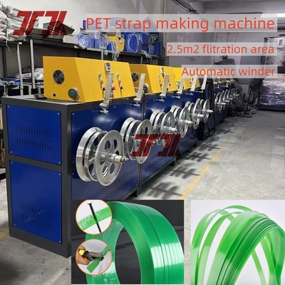 9-32mm chiều rộng PET tùy chỉnh 3 dây đeo Máy sản xuất với công suất ép lớn 400kg / h
