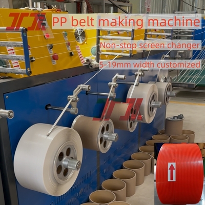 Máy làm dây đai tự động cấp độ hai trạm dây đai Pp với thân thiện với môi trường và linh hoạt tốt