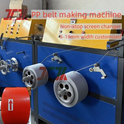 Máy làm dây đai polypropylene PP nhựa linh hoạt tốt với công suất 250kg/h