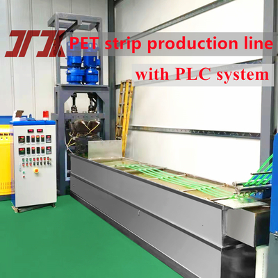 9-32mm chiều rộng Full Automatic Polyester PET Strap Production Line làm cho căng cao 250-950kg