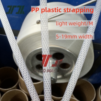 Đường dây đeo PP màu sắc chất lượng cao hơn với chiều dài dài hơn 6000m và dung sai nhỏ 0.3mm chiều rộng