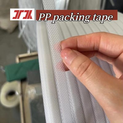 Màn hình phim bán nóng PP băng đeo nhựa PP băng đóng gói PP băng đeo nóng nóng chảy PP cho chiều rộng 5-19mm