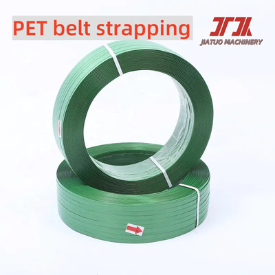 Mức độ căng mạnh sử dụng PET nhựa nhọn màu xanh lá cây sử dụng cho pallet Gói hàng hóa nặng 9-32mm Độ khoan dung ±0.3mm