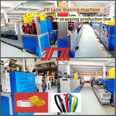Đường dây sản xuất băng đeo dây đeo PP một vít tốc độ cao Máy đeo dây đai PP Thiết bị sản xuất dây đeo PP 5-19mm PP