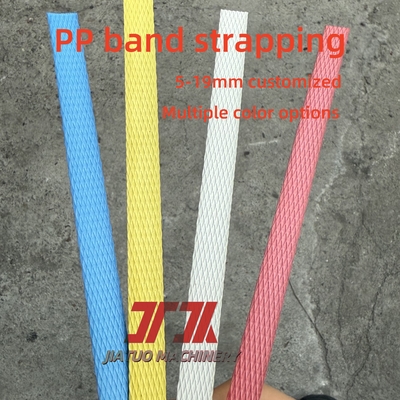 5mm >6000m Semi Virgin tái chế polypropylene nhựa PP dây đai dây đai cho bao bì