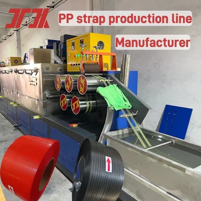 Đồ gạch hộp hộp đóng gói PP dây đai Extrusion dây với máy cuộn tự động làm cho dài chiều dài dây đai