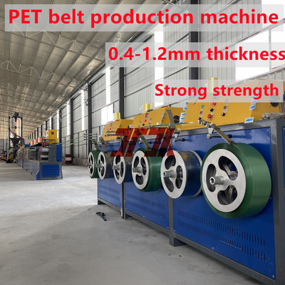 Máy xăng PET dây chuyền sản xuất dây chuyền thép nhựa PP thiết bị dây chuyền cho máy bọc một trạm