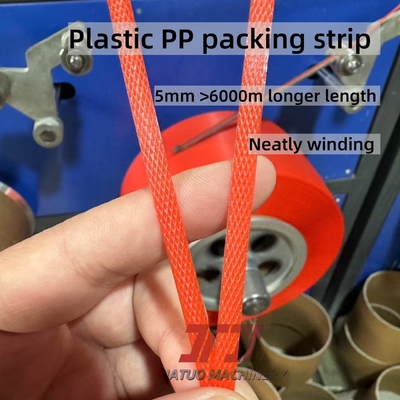 Đồ gạch hộp hộp đóng gói PP dây đai Extrusion dây với máy cuộn tự động làm cho dài chiều dài dây đai