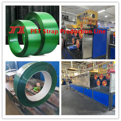 9-25mm Vòng vít đơn / vít đôi PET Vòng dây thép nhựa Thiết bị sản xuất Vòng dây thắt PET Vòng dây sản xuất PET Vòng bao bì PET Với hệ thống điều khiển PLC