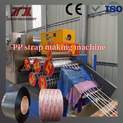 Máy móc nhựa dây chuyền sản xuất băng đeo dây đeo nhựa PP thiết bị đeo dây đeo nhựa PP đeo dây đeo với 100% vật liệu tái chế polypropylene PP