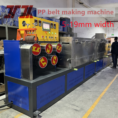 350kg/h Capacity Pp Strap Making Machine With Precise Die Head And Plc Control System (Máy làm dây đai với công suất 350kg/h)