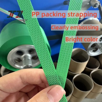 Dây chuyền đùn đai PP (Polypropylene) nhựa 260kg/H sản xuất đai đóng gói tự động, độ dẻo dai tốt