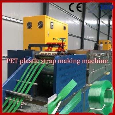 Máy sản xuất dây đai PET 260kg/h với thùng sấy trước 5000L và hệ thống điều khiển PLC