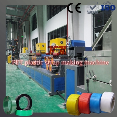 Máy móc nhựa 9-25mm máy đeo dây đai PET một vít PET dây đai nhựa thép PET dây chuyền sản xuất thiết bị đeo PET với hệ thống điều khiển PLC
