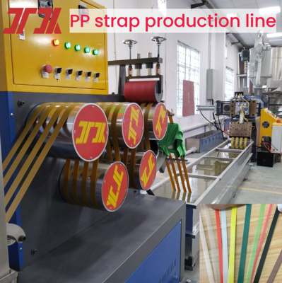 Dây chuyền sản xuất đai PP 5-19mm máy đóng đai PP thông minh với bộ đổi màn hình tự động