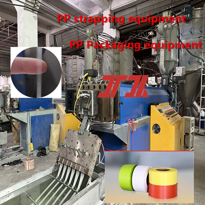 Dây chuyền sản xuất băng keo đóng gói PP bằng nhựa PP với chiều rộng 5-19mm