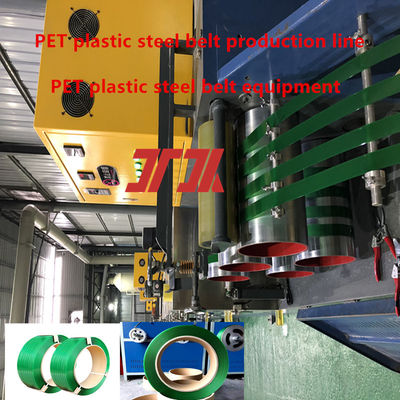 Dây chuyền sản xuất đai PET từ vật liệu tái chế 100% với khuôn và máy dập nổi chính xác