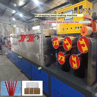 Thiết bị sản xuất băng đeo dây đeo PP 200-300 m/min Máy sản xuất băng đeo dây đeo PP