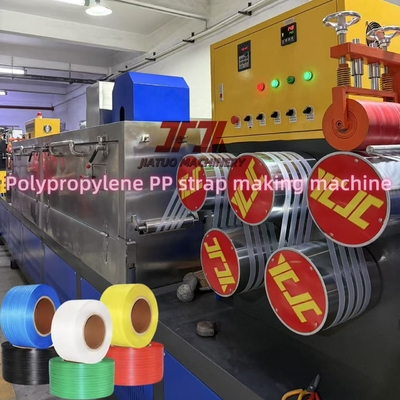 Máy sản xuất dây đai PP tạo dây đai polypropylene với kích thước 5mm, 7000m/cuộn