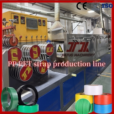 350kg / H dây chuyền sản xuất dây đai dây đai tự động PP với bộ lọc màn hình không ngừng