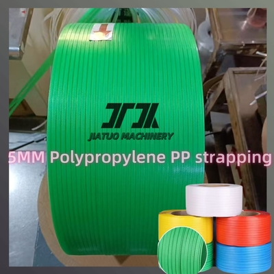 Vật liệu tái chế 5mm Polypropylene PP PET Strap cho đóng gói hộp dài hơn