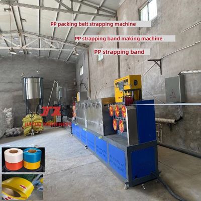 Dòng sản xuất dây đai PP 5-19mm với vít độc đáo 4 lưới thay đổi màn hình tự động