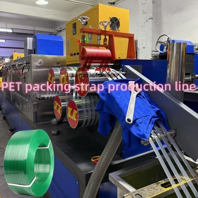 Dây chuyền sản xuất đai PET tự động 120KW cho ứng dụng công nghiệp với bộ lọc 3.5m2