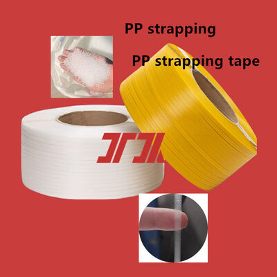 Dây đai PP Polypropylene 12mm Dây đai PP trong suốt cho 3000 mét mỗi cuộn