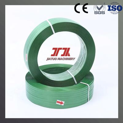 Dây đai PET Polyester Trơn Màu Xanh Lá 16mm Chịu Thời Tiết Dùng Cho Đóng Gói Pallet Vận Chuyển