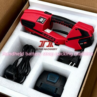 Dụng cụ đóng đai PP/PET cầm tay bằng điện có sẵn 9-16mm, đóng gói, pin sạc